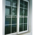 Vidrio coloreado de la ventana de desplazamiento del PVC del precio bajo (WJ-PSW-787)